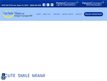 Tablet Screenshot of cutesmilemiami.com